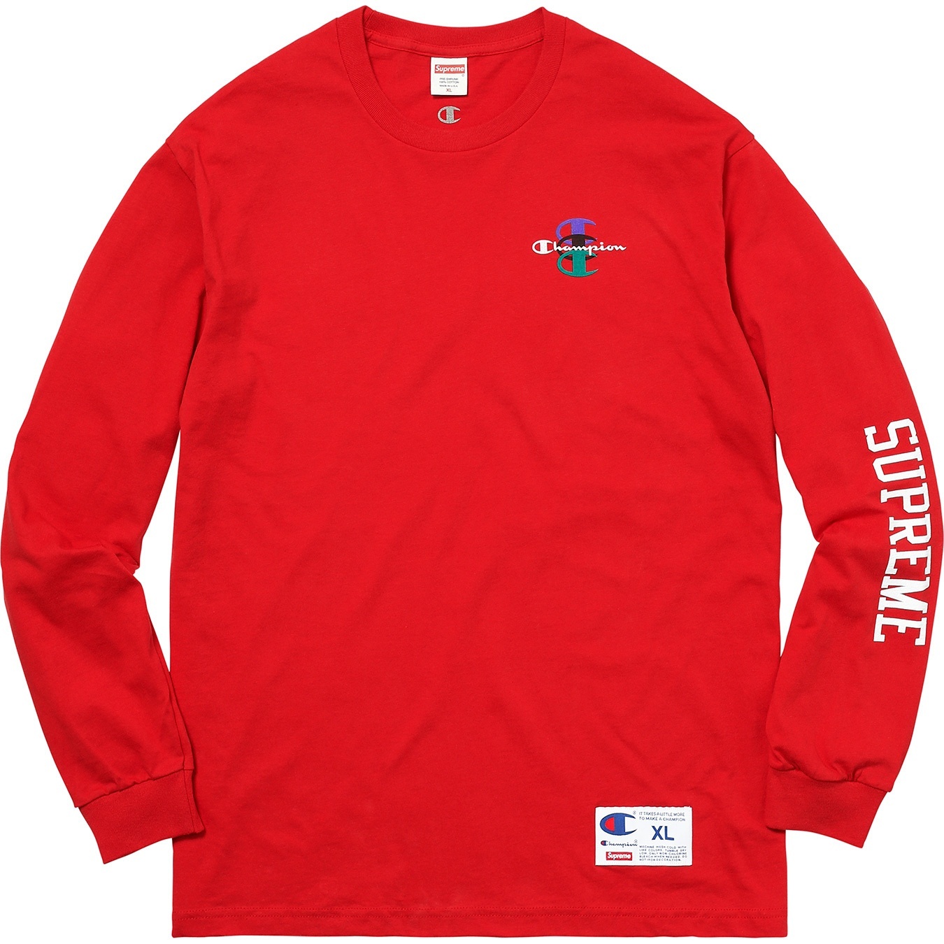 Supreme®/Champion® Stacked C L/S Tee view 5